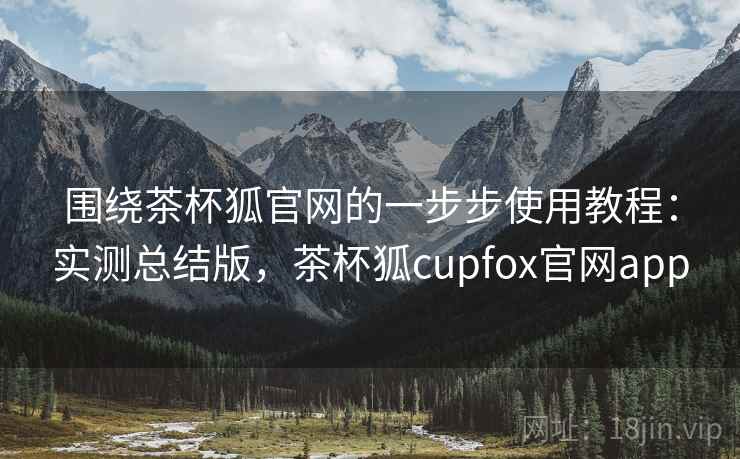 围绕茶杯狐官网的一步步使用教程：实测总结版，茶杯狐cupfox官网app  第1张