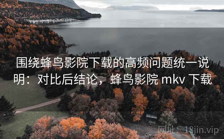 围绕蜂鸟影院下载的高频问题统一说明：对比后结论，蜂鸟影院 mkv 下载